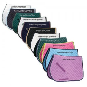 Riders International Quilted Saddle Pad with Piping