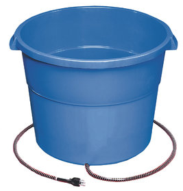 heated 16 gallon bucket
