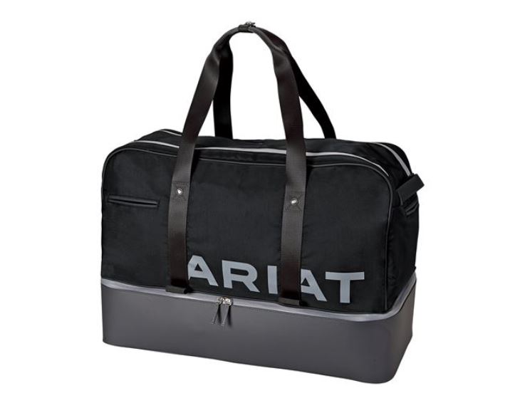 Father's Day gift Ariat Gear Bag in black and grey.