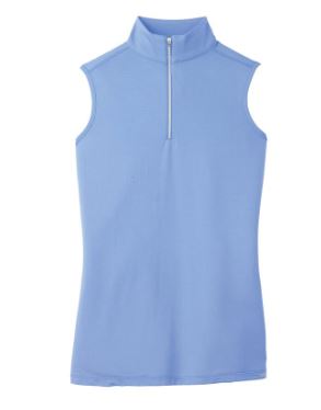 Dover Saddlery CoolBlast sleeveless top  made of lightweight fabric to keep you cool while riding this summer.
